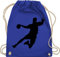 Turnbeutel Rucksack - EM 2026 Trikot Ersatz - Handballer I Geschenk Handballer I Handball Geschenke - Unisize - Royalblau - kinderrucksack handballbeutel hanball wm stoffrucksack kinderturnbeutel