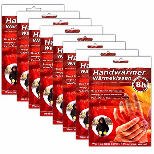 8 Paar Handwärmer Taschenwärmer Taschenofen Hand Wärmepads Wärmekissen