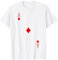 Kartenspiel Spielkarte Karo As Fasching Karneval Fun Kostüm T-Shirt