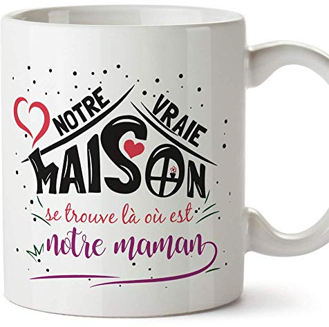 Taza en francés Hogar mama 3
