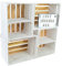 4er set massive Obstkiste Apfelkiste Weinkiste aus dem Alten Land +++ 50 x 40 x 30 cm (WEISS GEFL. BODEN 2 x OHNE 2 x WEISS QUER)