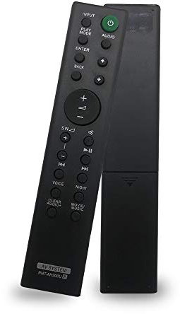 Replacement Sony Soundbar Remote Control RMT-AH300U for Sony Sound Bar Home Theatre System HT-CT290 HT-CT291 HTCT290 HTCT291 SA-CT290 SA-CT291 SA-CT290 SA-CT291 RMT-AH300U RMTAH300U