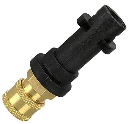 Hochdruckreiniger Pistolen Adapter mit 1/4'' Schnellanschluss Buchse Kompatibel mit Karcher/Kärcher K Serie K2, K3, K4, K5, K6, K7 Hochdruckreiniger Schaumkanone