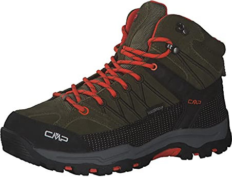 CMP Kinder Trekking Schuhe Rigel MID 3Q12944 Olive-Orange Fluo 28