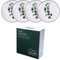 rismart Set di 4 pezzi Ceramica Piatti da Tavola 20.3 cm Rotondo Porcellana Piattini Stoviglie per Dolce Insalata Frutta Pasto Aperitivo, Eucalipto
