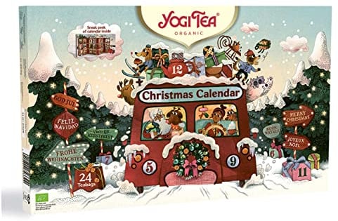 Yogi Tee Christmas Kalender 2021: 24 Teebeutel 36g