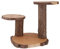 Cabilock Holz Blumenhocker Kuchenplatte Pflanzenständer Tortenständer Pflanzenhocker Holzhocker Blumenständer Blumentopf Ständer Regal Muffin Etagere für Indoor Outdoor Balkon Wohnzimmer Deko
