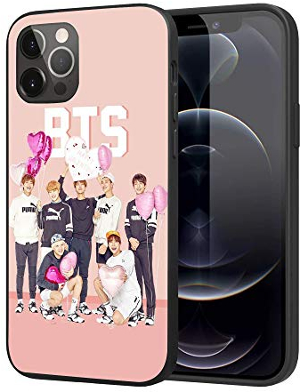 iPhone 12 Hülle iPhone 12 Pro Hülle, Cooles, einzigartiges Design, weiches TPU, stoßfest, Schutzhülle für Herren/Damen/Mädchen/Junge (Fashion-BTS-10)