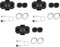 Perfeclan Drohnen-Navigations-LED-Licht, wiederaufladbar, leichtes Anti-Kollisions-Warnlicht, Mini-Blitzlampe für DJI Mini3 Quadcopters, 3 Stück