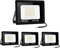 4PCS LED Strahler Außen 30W Superhell, IP66 Wasserdicht Fluter 3000LM, 6000K Kaltweiß Außenstrahler für Garten, Innenhöfe, Garage, Hotel, Sportplatz