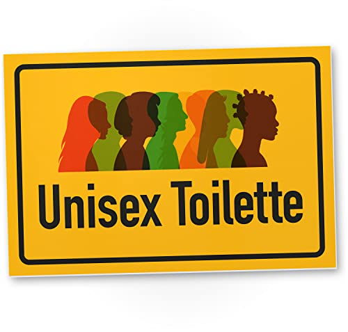 DankeDir! Unisex Toilette - 30 x 20 cm Schild - Gästetoilette Wand Türschild Gäste WC Deko Herren witzig - WC Schild zum aufhängen Toilettenschild Toilette lustig Kloschild Klo Schild
