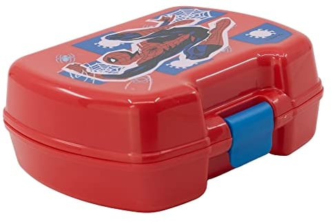 SANDWICHERA SNACK SPIDERMAN MIDNIGHT FLYER, 10,9 (L) x 8,5 (B) x 4 (H) cm