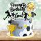 Luckeey Tortendeko Fussball, 28 Stück Tortenaufleger Fussball Deko Geburtstag Kinder, Fußball Kuchendeko Junge, Fußball Geschenke für Fussball Party Torten Deko