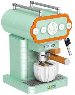 Kaffeemaschine Modell Bausteine, 498 Teile Kaffee Schleifer Maschine Küche Sammlerstück Bausteine Bausatz, MOC Konstruktion Spielzeug Modell, Kompatibel mit Großen Marken