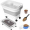Etievort Hundefutter Aufbewahrung, Hundefutter Box, Futtertonne Aufbewahrungsbox Faltbar Mit Deckel Schaufel Messbecher, Dog Food Container für Hundefutter und Katzenfutter (XL)