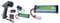 Carson 500500099 Reflex Start Elektro RC Zubehör, Modellbauzubehör & 500608224 7,2V/3000mAh NiMH Race Akku TAM - Schnellladefähig, Kompatibel mit RC-Cars, Robustes Design, Einfache Handhabung