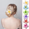 6 Stück Ei-Blume Haarklammer für Dickes Dünnes Haar,rutschfeste Acryl niedliche Blumen Haarspangen Große Haarklammern für Frauen Mädchen Haarstyling Strand Party Pool Urlaub Zubehör