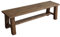Banco de Madera de Abeto Impregnada, Modelo Margherita, Banco con Refuerzo, Ideal para Interior y Exterior, Made in Italy también a Medida