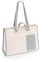 Audi 3152400100 Shopper Tragetasche Damen Tasche Einkaufstasche Handtasche, creme/grau