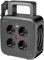 LogiLink LPS504 - Kabeltrommel 5m mit 4X Steckdosen (Schutzkontakt Buchsen), 1x USB-A und 1x USB-C, IP20 Schutzklasse und Thermischer Überlastschutzschalter