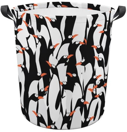 Cmagnifico Wäschekorb Pinguin Süße Wäschekorb Wäschekorb Wäschekorb mit Griff