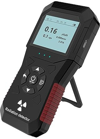 Geigers Contatore Rilevatore di Radiazioni Nucleari Professionale Ad Alta Precisione Rilevatore Radioattivo Tester Dati Dosimetro Marmo