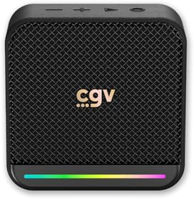 CGV | SolidVibe Mini Enceinte Bluetooth Portable puissante | Subwoofer intégré, TWS, led-show et 10h d'autonomie