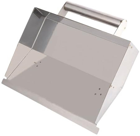 DIYEAH Grattoir à Plâtre Outil à Main Anti-ciment Décoration Murale Ciment Poignée Ergonomique Acier Inoxydable