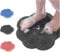 Shower Foot Scrubber, 2025 New Shower Foot Back Scrubber Massage Pad, Wall Mounted Foot Back Cleaning Pad Back Washer Exfoliating Bath Wash Pad (Grey, 1Pcs)