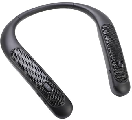 Goshyda Altoparlante Bluetooth Al Collo Wireless, Altoparlante a Sospensione del Collo Stereo 3D con 5wx4, IPX4 Acqua 12h Playtime
