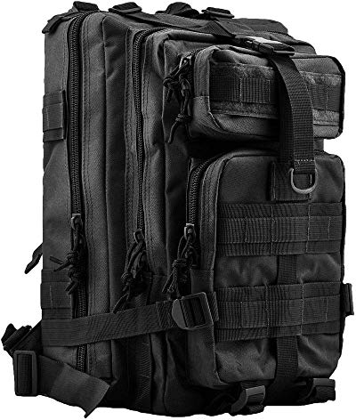 Taktischer Einsatzführungsrucksack US Assault Pack Cooper Rucksack in vielen Farben (Schwarz)