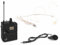 Power Dynamics PD632BP Petaca Transmisora para Micrófonos Inalámbricos de Serie PD632, con Microfono Solapa Color Negro y Micrófono de Diadema Color Beige Incluidos, Petaca para Micro Inalambrico