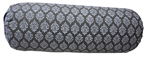 Tvamm Lifestyle Yoga Bolster 65x22 cm 2018, Yin Yoga, Rucken, Meditation Kissen mit Buchweizenschale gefüllt