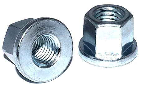 Écrous Hexagonaux M6-M16 Din 6331 Acier GalvaniséÉlevé Forme avec Ceinture Solidité 10 Écrou Élevé Mère Manchon Fileté Langmuttern Gewindemuttern - 20 Morceaux, M16