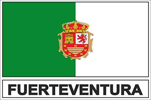 Akachafactory Sticker Aufkleber Flaggen Flagge Fahne fuerteventura