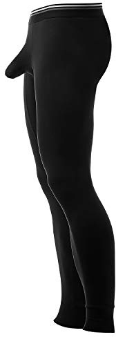 Ouruikia Herren Thermounterwäsche Hose Thermohose Lange Unterhosen Wärmende Unterwäsche mit Baumwolle