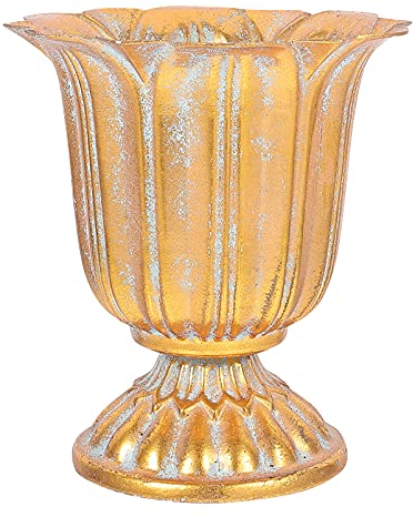 Cabilock 1stk Klassische Vase Kunstpflanzen Blumenstraußhalter Trompetenblumenständer Mini Wasserkocher Hochzeitsdeko Vintage Glas Pflanzschale Groß Amphore Eisen Büro Anlage Pflanze