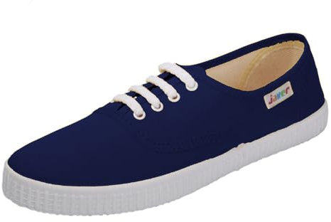 javer 60-1 - Zapatillas Lona Ingles Mujer Color: Marino Talla: 42