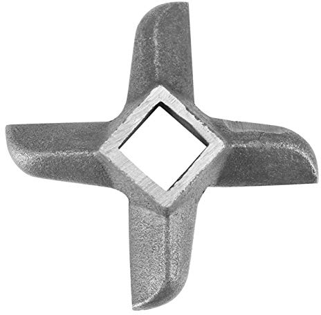 Fleischwolf-Klinge für Lebensmittel, Universal-Stahl, kreuzförmig, professioneller Küchenwolf, Messerersatz(#10)