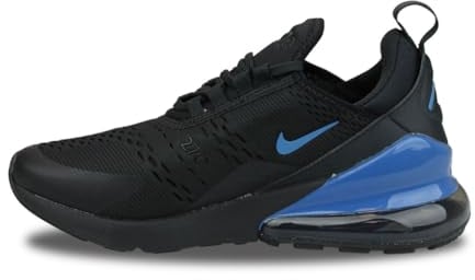 Nike Air Max 270 GS Trainers FB8032 Sneakers Schuhe (UK 4.5 us 5Y EU 37.5, Black Marina Blue White 001)