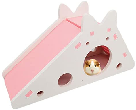 Yatlouba Toboggan Hamster | Maison pour Hamster avec Toboggan - Maison Gerbille Exercice Jouets Hamster Slide Toy Cage pour Hamster Syrien, Gerbille et Lemmings