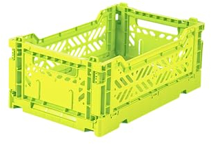 AYKASA Faltbox Klappbox ACID YELLOW neongelb mini - 27x17x11cm
