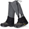 Lixada Beinmanschette, wasserdicht, reißfest, für Damen und Herren, Reisen, Outdoor, verstellbare Winterschuhüberzug, Fußschutz für Skifahren, Bergsteigen, Camping, Rucksackreisen, Wandern