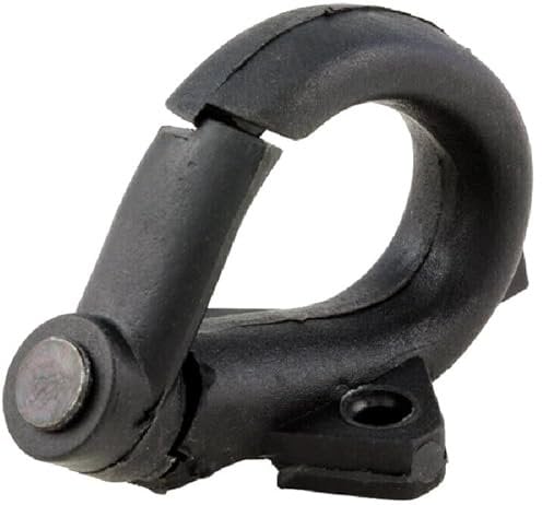 Gancio portaborse in plastica - Colore Nero - Pi.aggio Vespa 50 125 150 200 Special L N R PX PK Sprint GT Rally Primavera - CI0890