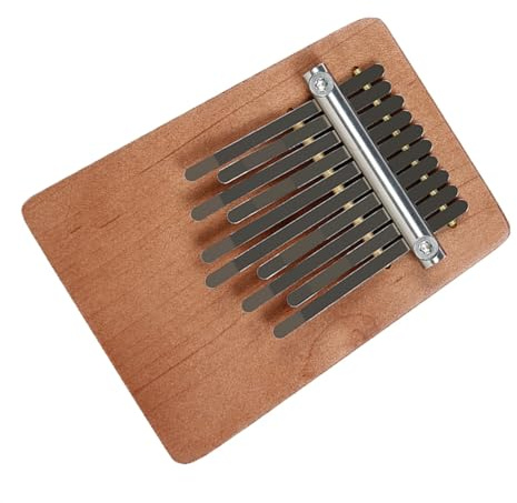Kalimba Piano Mini-Kalimba Mit 10 Tasten, Ahornholz-Material, Holz-Daumenklavier, Musikinstrumenten-Set