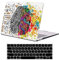 AUSMIX Hülle kompatibel mit MacBook Air 13 2018-2021 Version A2337(M1)/A2179/A1932, Ultradünne Hartschale Schutzhülle Snap Case kompatibel mit MacBook Air 13 Retina,Farbe Gehirn
