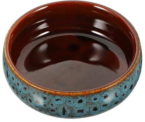 BESPORTBLE Ceramic Lotus Bowl Planter, Kiln Flowerpot Pond Bowl Ceramic Basin Daffodil Gardening Pot Large Lotus Pot Bonsai Round Flower Vase for Lilies