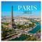 NOTIQUE Wandkalender 2025 Paris Kalender, Broschürenkalender mit Monatskalendarium, Broschurkalender Kalender 30 x 30 cm (30x60 Geöffnet)