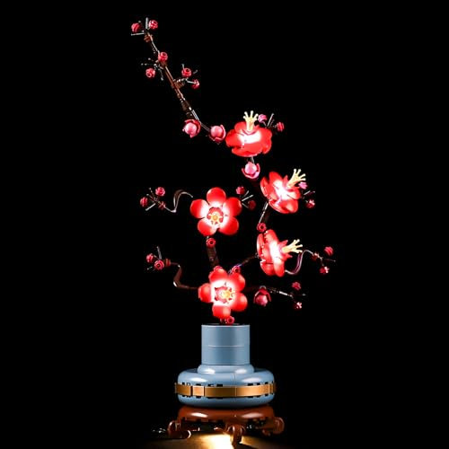 MENZAVA Kit di Illuminazione a LED Compatibile con LEGO 10369 Albicocco giapponese Botanical Collection Modello da Costruire - Set di luci per a LED Il Modello (Non includere Il Modello)