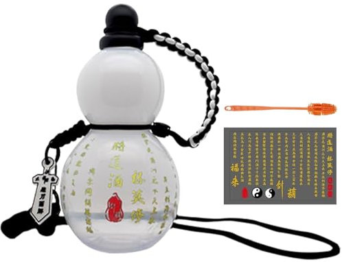 Generico Calabaza de agua, calabaza potable,Botella deportiva reutilizable Calabaza - Botella de agua estilo calabaza llamativa de inspiración retro china de 28 onzas fácil de limpiar